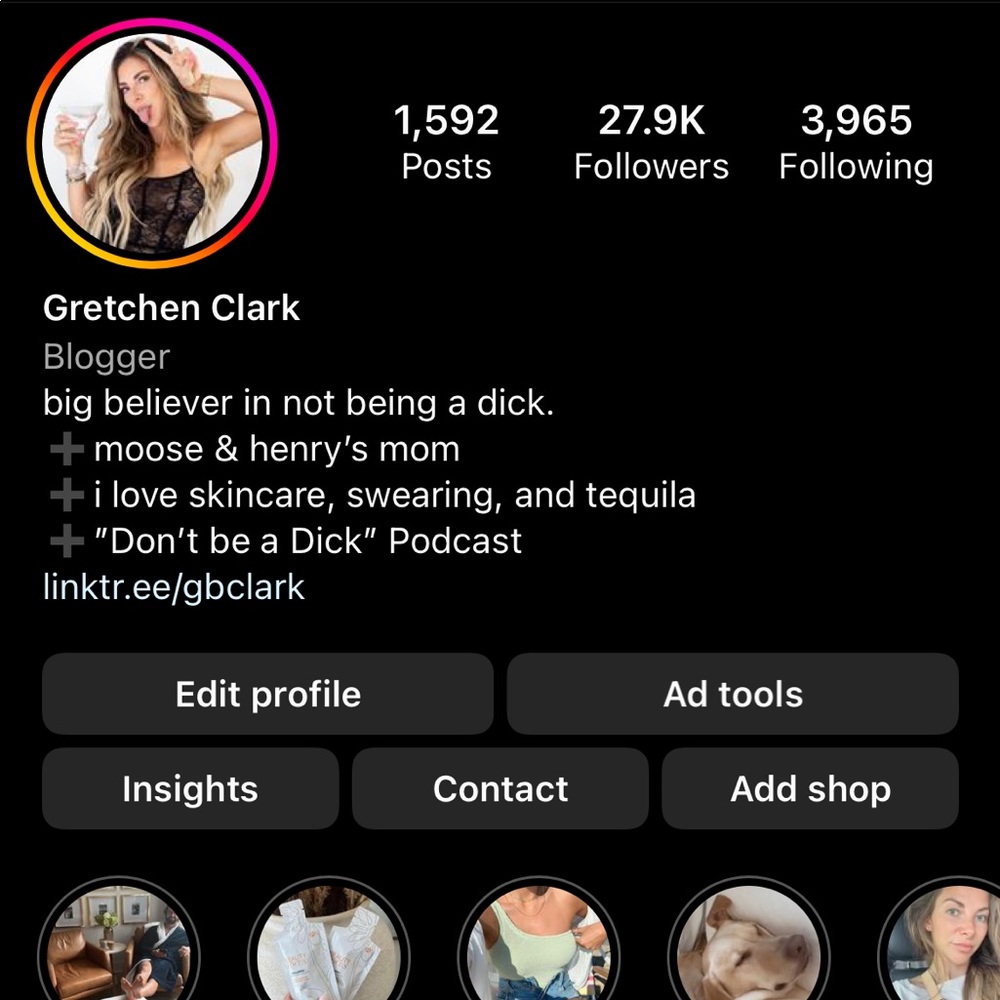 FOLLOW ME ON IG! @gbclark ❤️